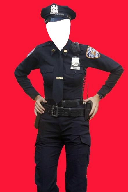 police Fotomontagem
