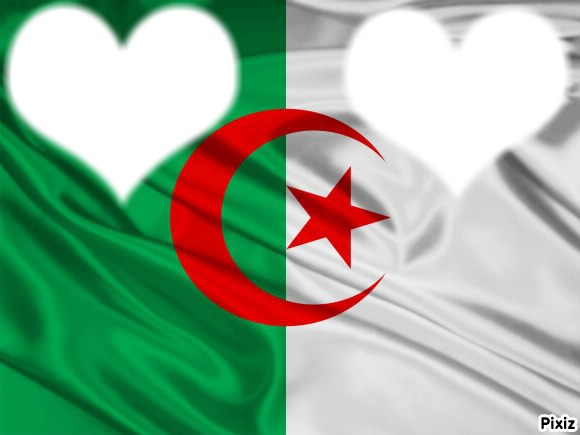 l'algerie du coeur Fotomontage