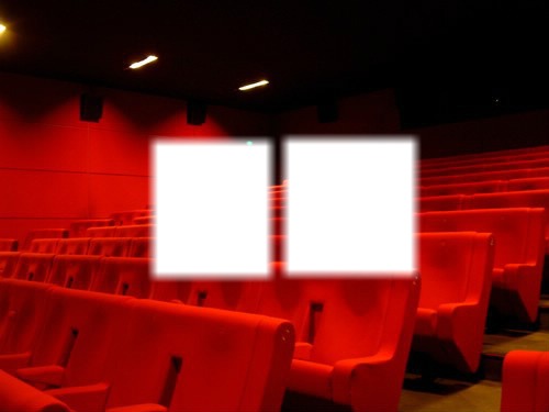 Salle de Cinéma Photo frame effect