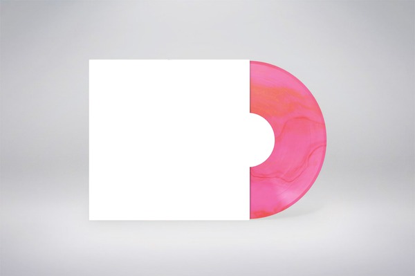 pink vinyl Fotomontaż
