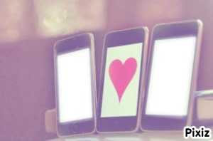 iPhone "Love" Fotomontage