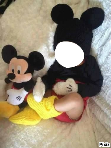 BABY MICKEY Fotomontage