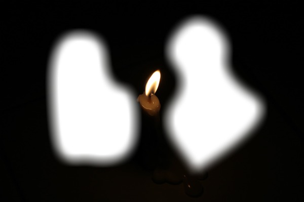 candle Fotomontáž