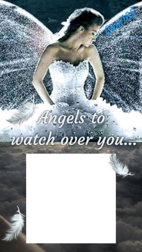 Angel to watch over me Fotomontasje