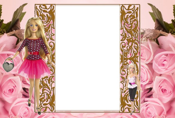 marcos de barbie Photo frame effect