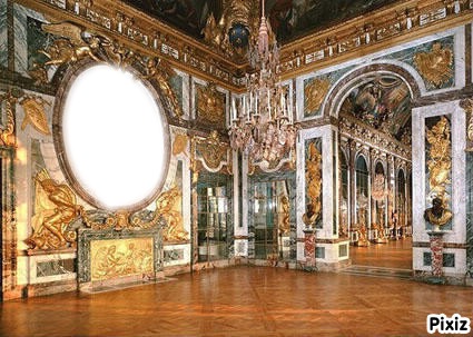 Galerie a Versailles Valokuvamontaasi