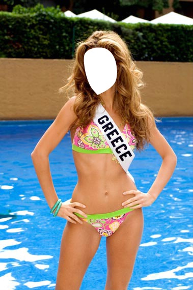 Miss Greece Fotomontaż