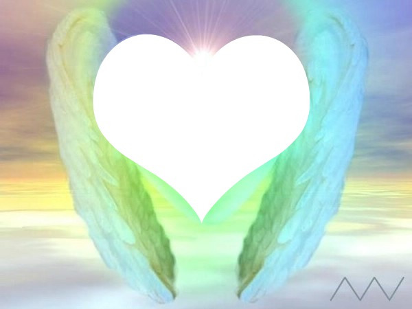 un ange 1 coeur photo Photomontage