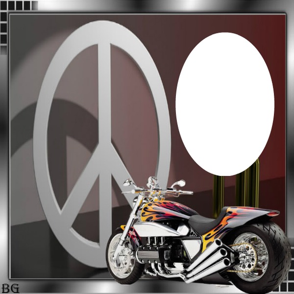 cadre moto Photo frame effect