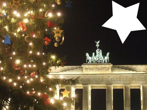 Christmas in Berlin Fotomontage