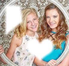 Paige and Brooke hyland Photo frame effect