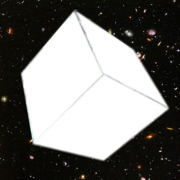cubo en el spacio :O xD Φωτομοντάζ
