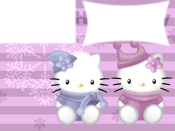 cadre hello kitty Photo frame effect