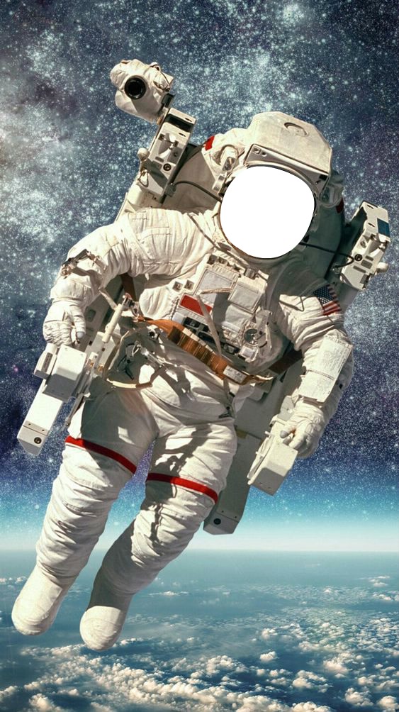 Astronaut Photomontage