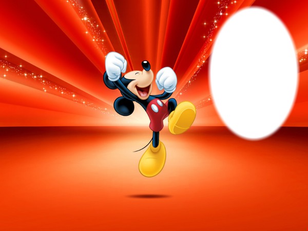 MICKEY MOUSSE Photo frame effect