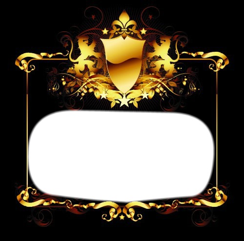 gold Photo frame effect