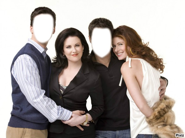 Will & Grace Photo frame effect