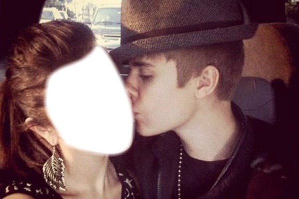 Tu veux que Justin Bieber t'embrasse ...? Photo frame effect