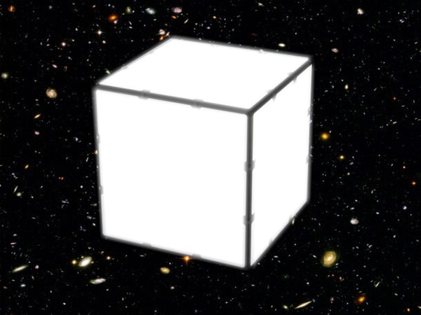 Cubo Espacial Fotomontaggio