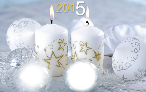Bonne année 2015 Fotomontáž