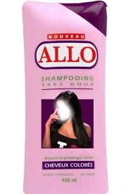 Nabilla non mais ALLO (shampoing) Fotomontaža