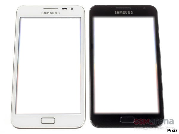Samsung Galaxy Note 2 Фотомонтажа