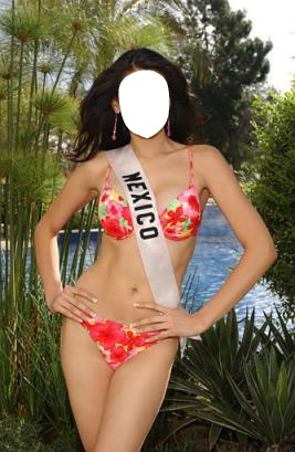 Miss Mexico Photo frame effect