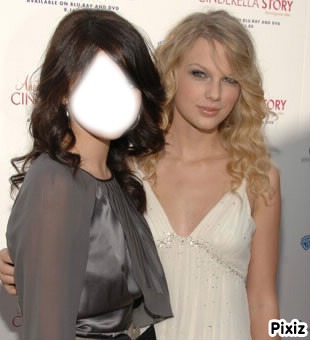 Taylor Swift  and selena Photo frame effect