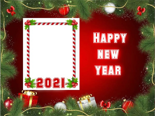 Happy New Year Photo frame effect
