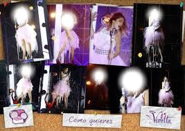 Cantando ''Como Quieres'' Con Violetta Fotomontáž
