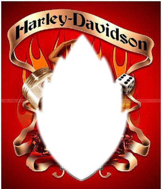 harley davidson Photo frame effect