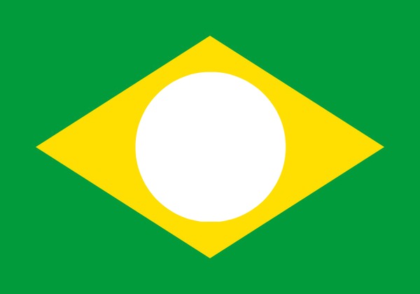 Brazil flag Fotomontagem