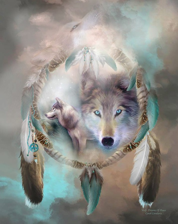 wolves Fotomontaggio