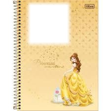 caderno das princesas Fotomontáž