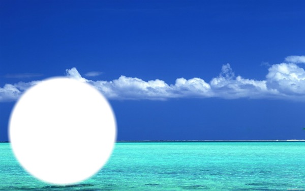 plage de tahiti Fotomontage
