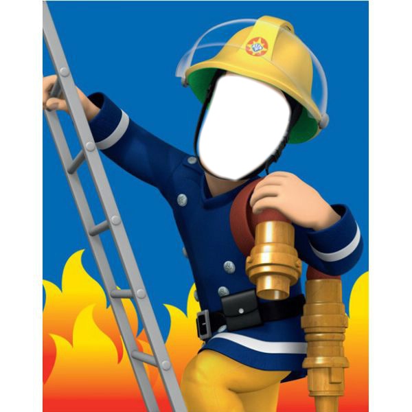 Sam pompiers Fotomontāža