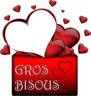bisous Photo frame effect