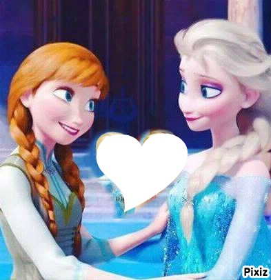 Elsa ve Anna フォトモンタージュ