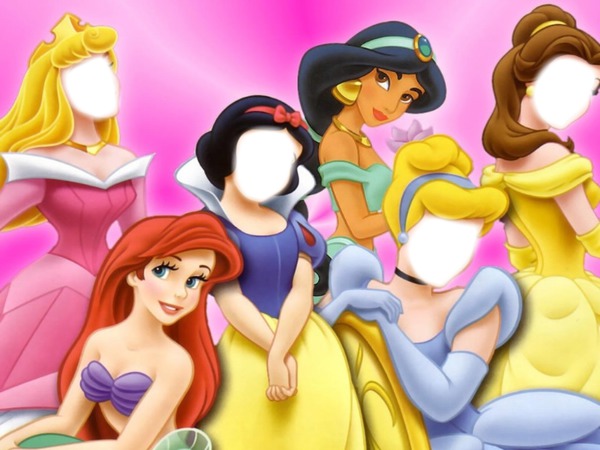 Princesses Disney Фотомонтаж