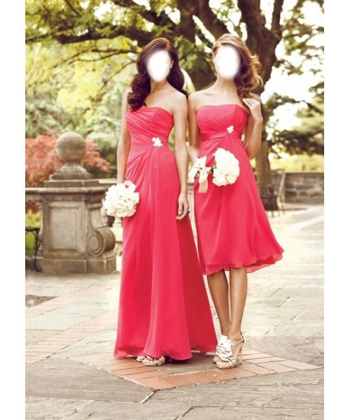 robe rouge 4 Fotomontage