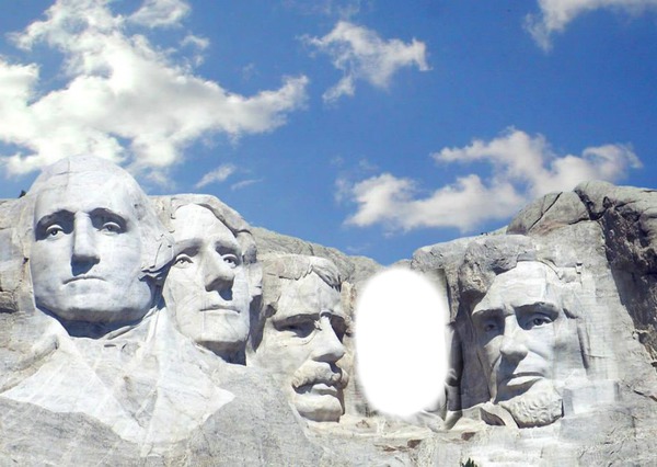 Mont Rushmore Fotomontaggio