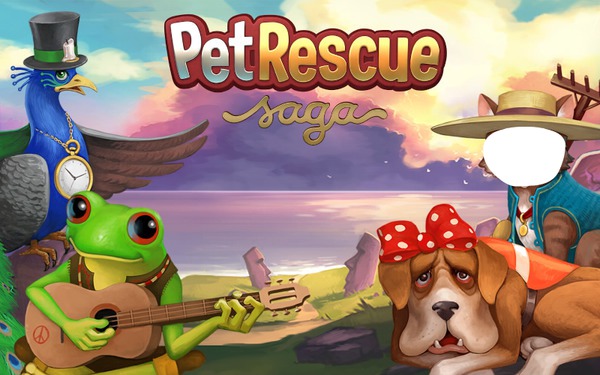 Pet rescue saga Fotomontáž