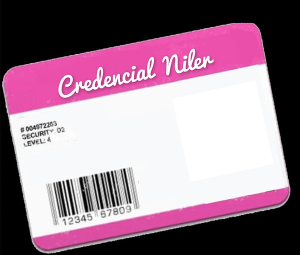 Credencial Niler (Fans de Cleo de Nile) Montaje fotografico