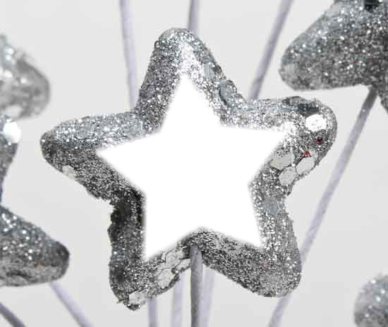 silver star Fotomontaż