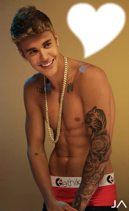 Justin Bieber (Lolly) Fotomontāža