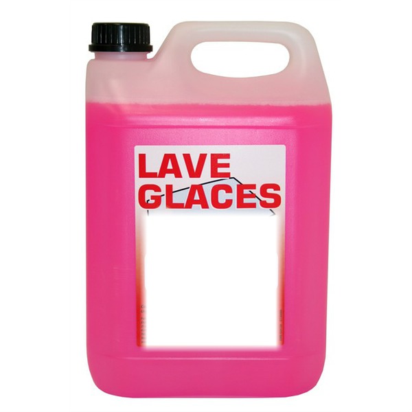 lave glace Photo frame effect