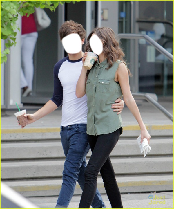 Louis Tomlinson and Eleanor Calder Photo frame effect