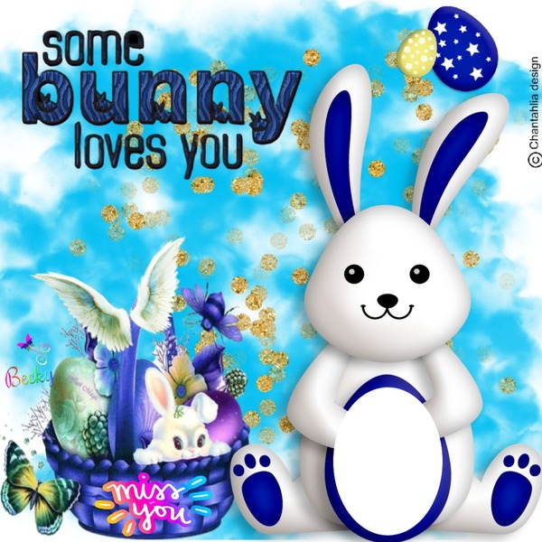 some bunny loves you Fotomontāža