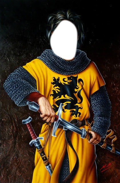 le chevalier Fotomontaż