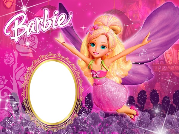 Barbie Pulgarcita Photo frame effect